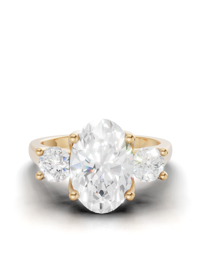 Guardian Three-Stone Engagement Ring