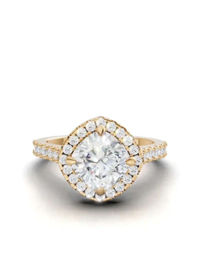 Celestial Halo Engagement Ring