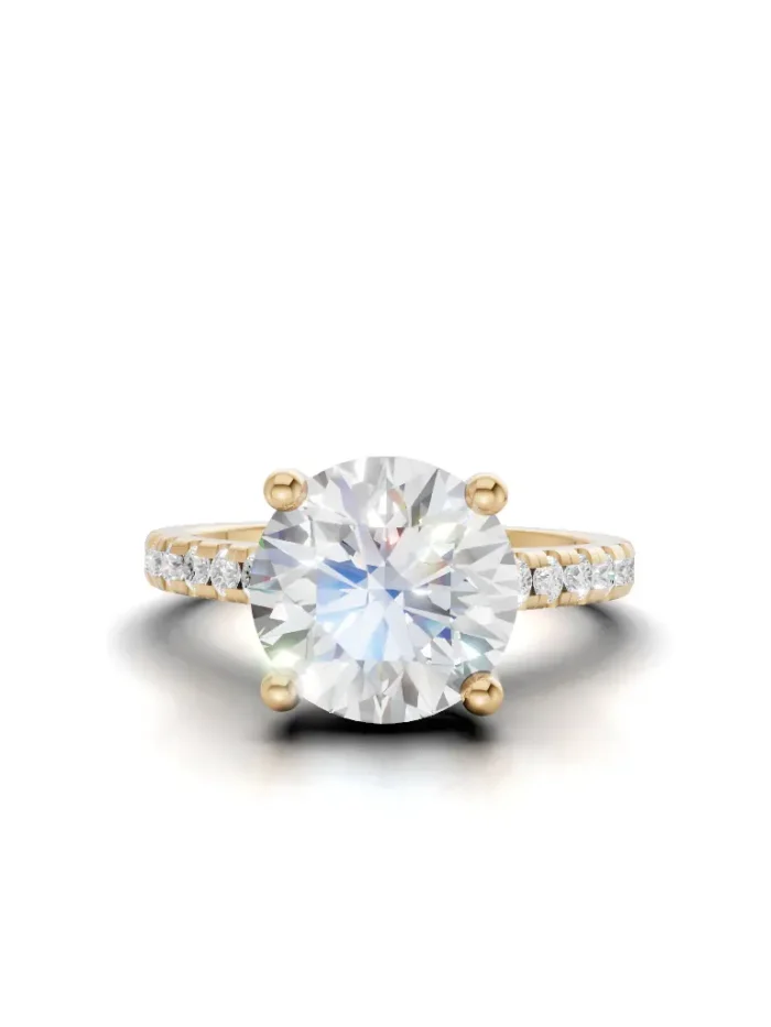 Twilight Eternal Hidden Halo Engagement Ring