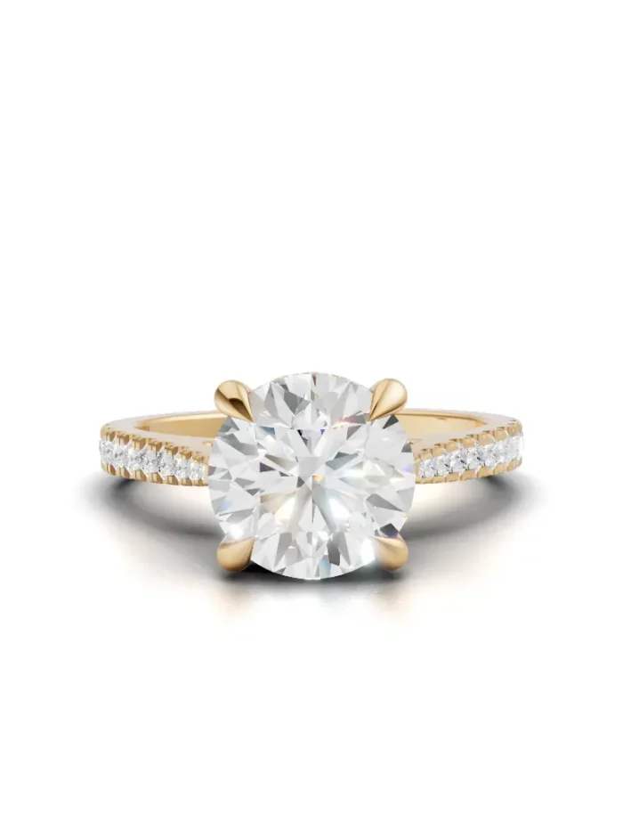 Enchanted Hidden Halo Engagement Ring