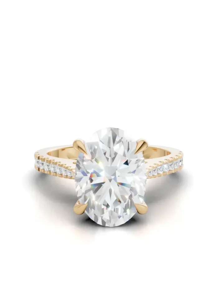 Enchanted Hidden Halo Engagement Ring