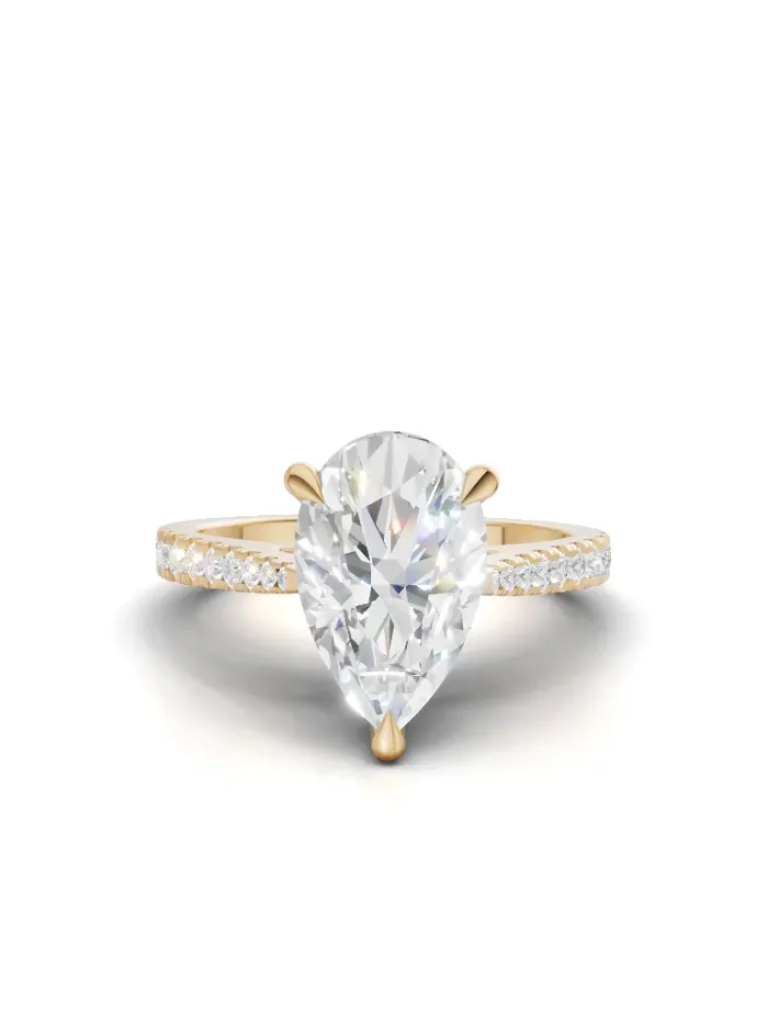 Enchanted Hidden Halo Engagement Ring