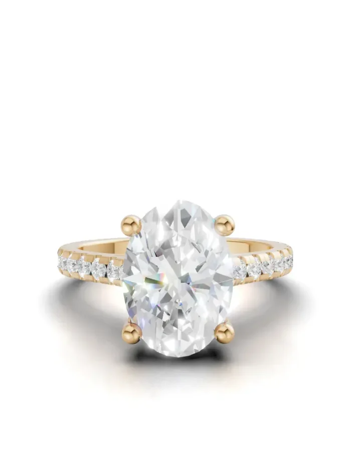 Twilight Eternal Hidden Halo Engagement Ring