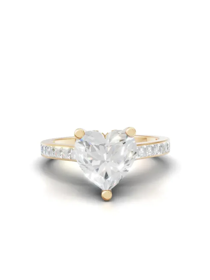Lumine Hidden Halo Engagement Ring