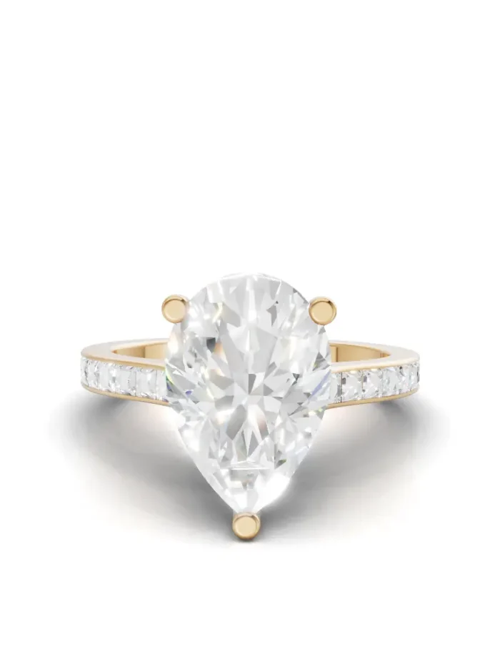 Lumine Hidden Halo Engagement Ring