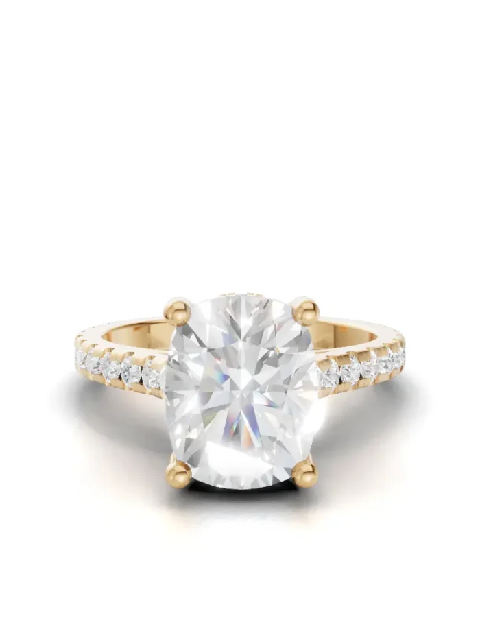 Twilight Eternal Hidden Halo Engagement Ring