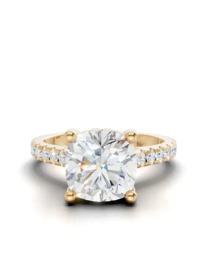 Twilight Eternal Hidden Halo Engagement Ring