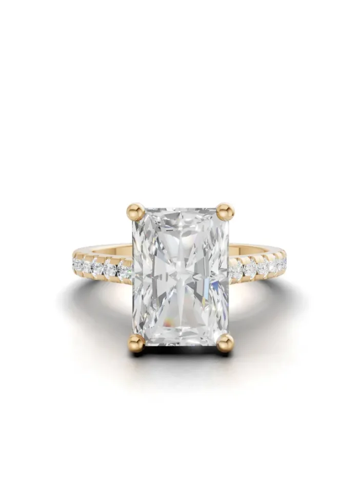 Twilight Eternal Hidden Halo Engagement Ring