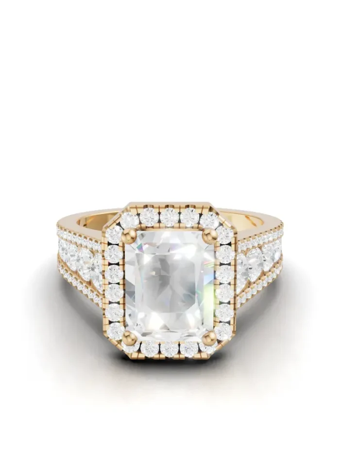 Empress Halo Engagement Ring