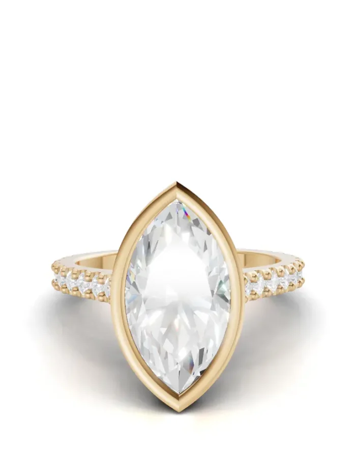 Flora Bezel Engagement Ring