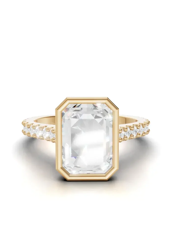 Flora Bezel Engagement Ring