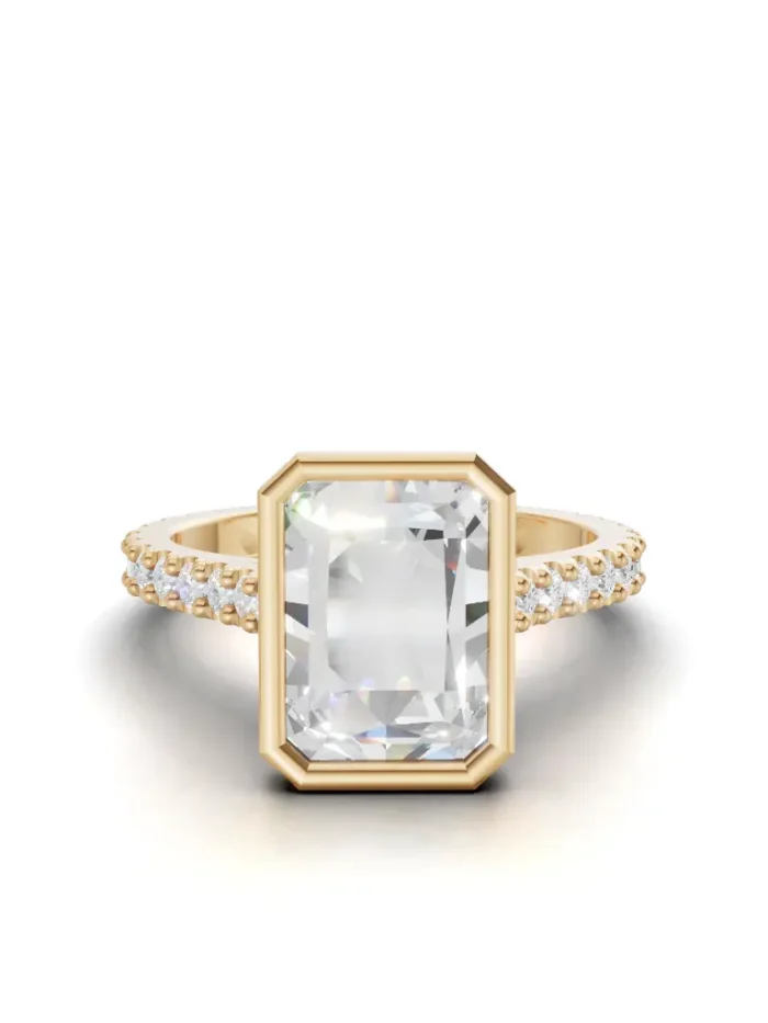 Flora Bezel Engagement Ring