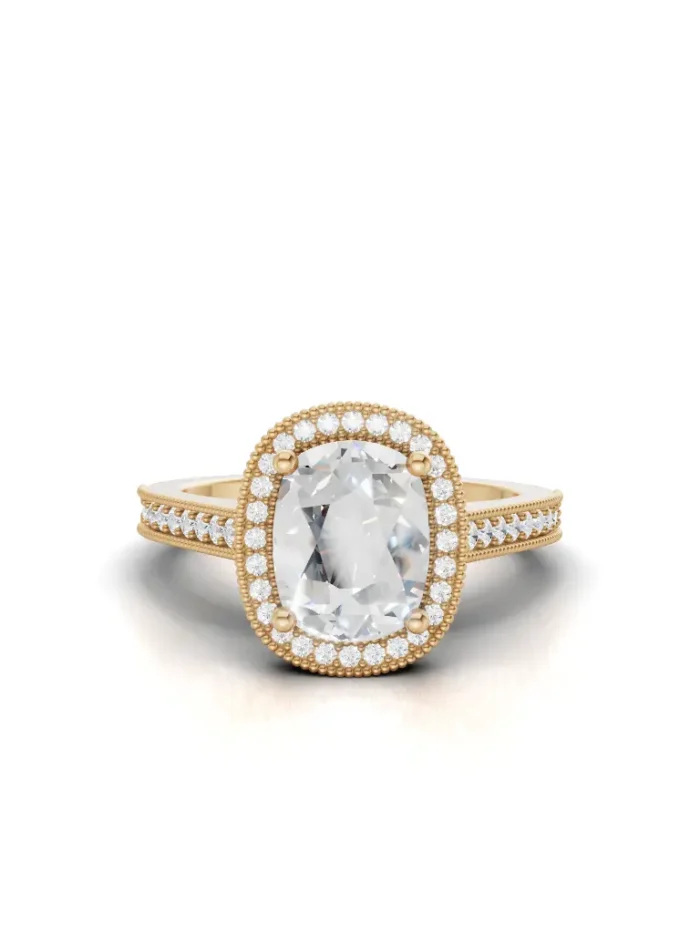 Astra Halo Engagement Ring