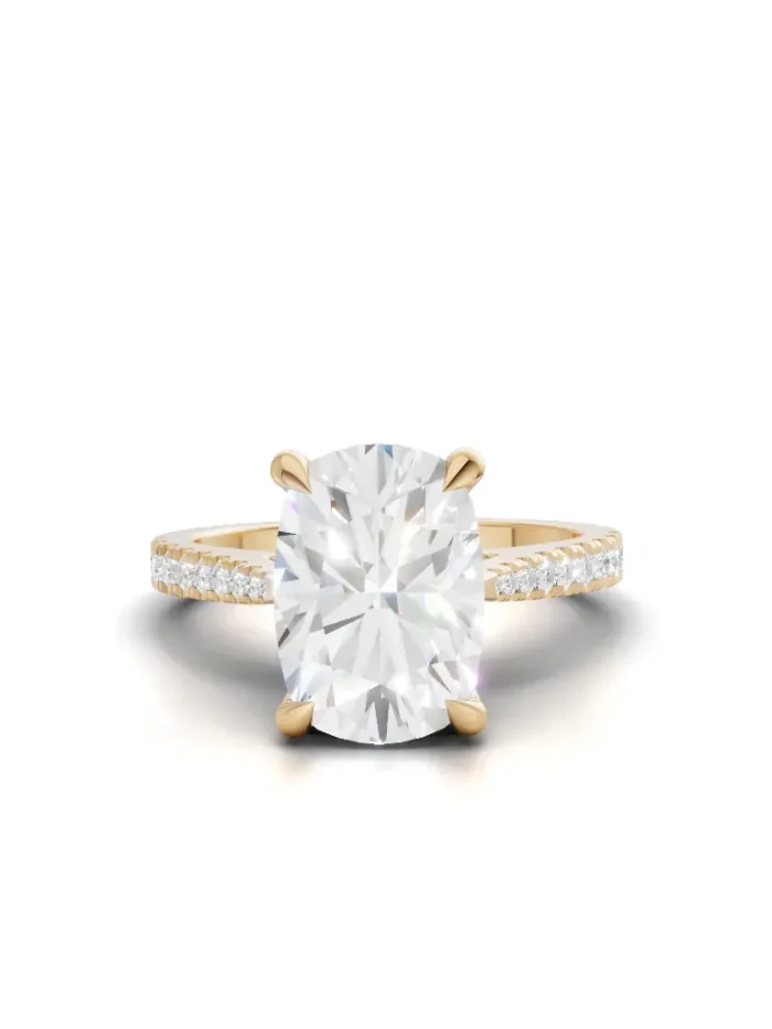 Enchanted Hidden Halo Engagement Ring