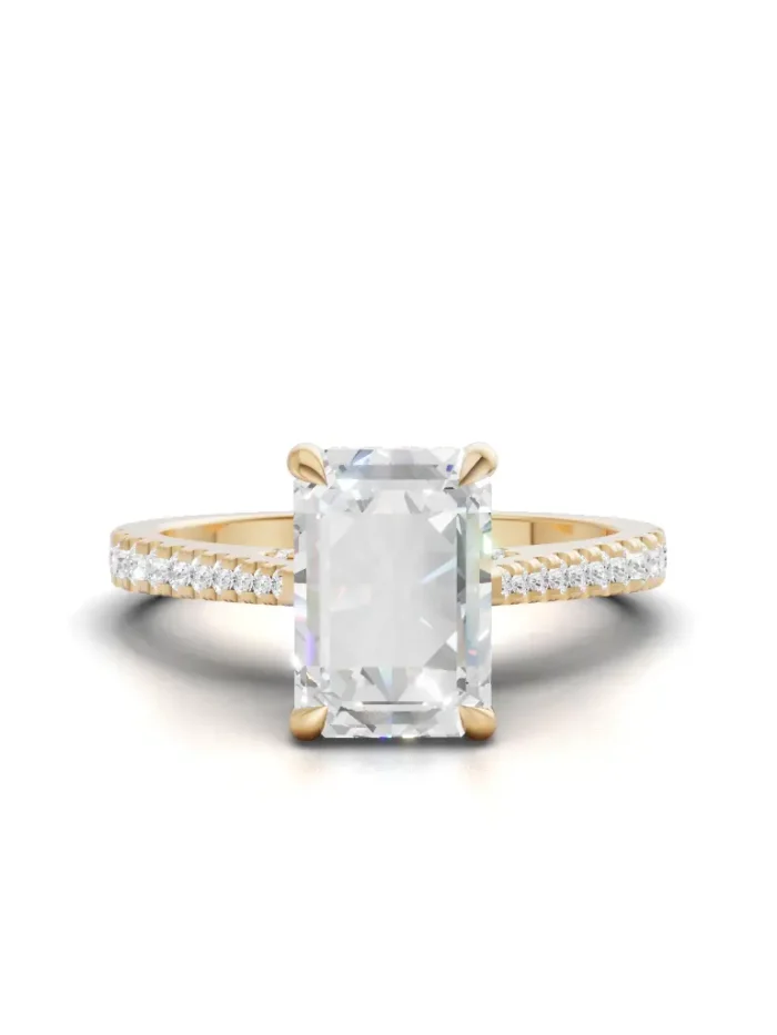 Enchanted Hidden Halo Engagement Ring