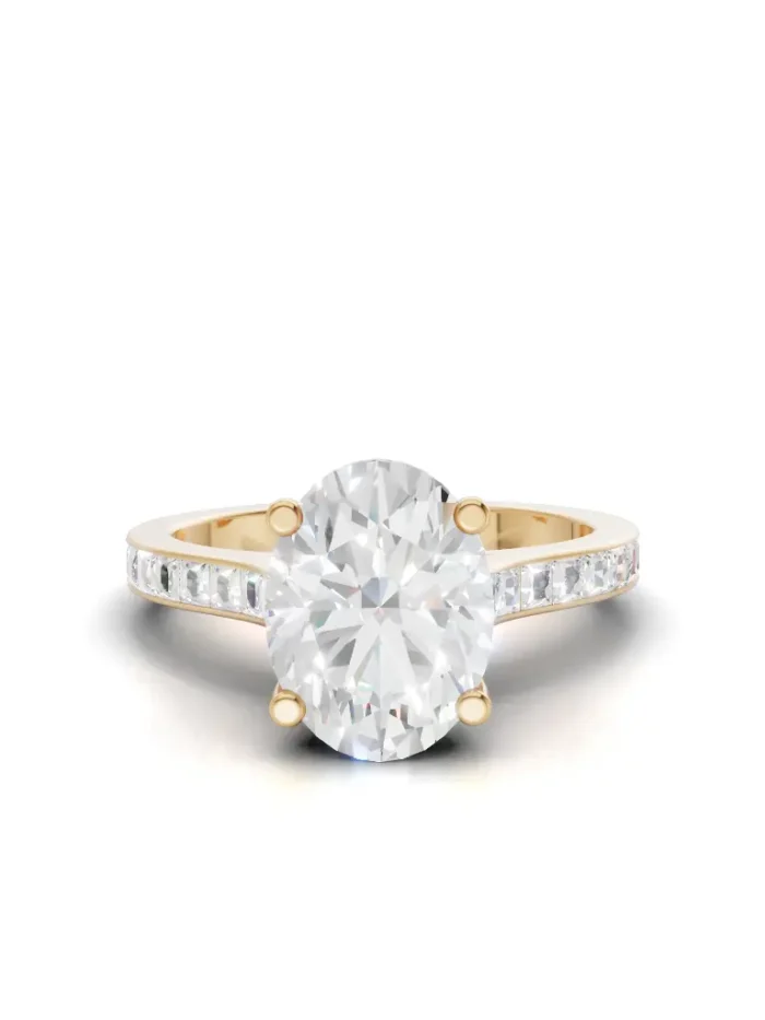 Lumine Hidden Halo Engagement Ring