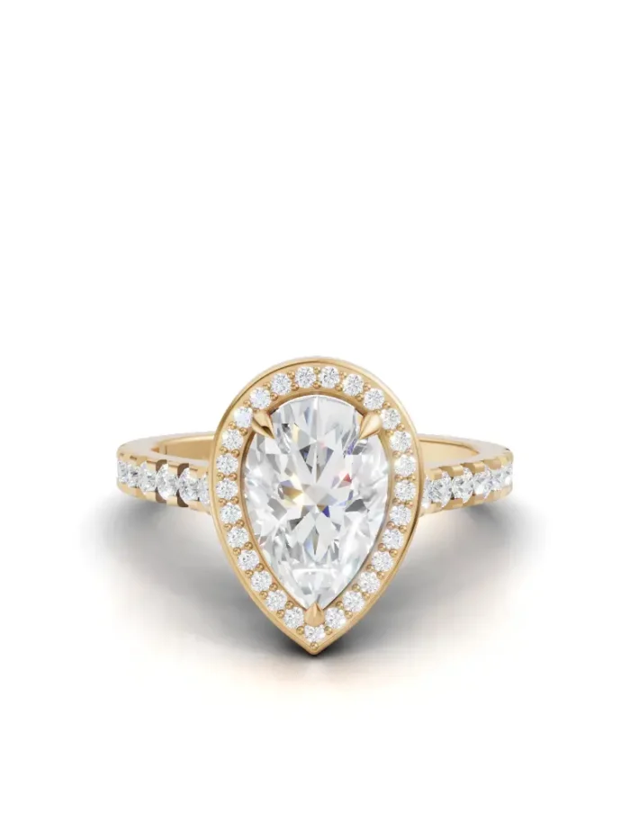 Nadia Halo Engagement Ring