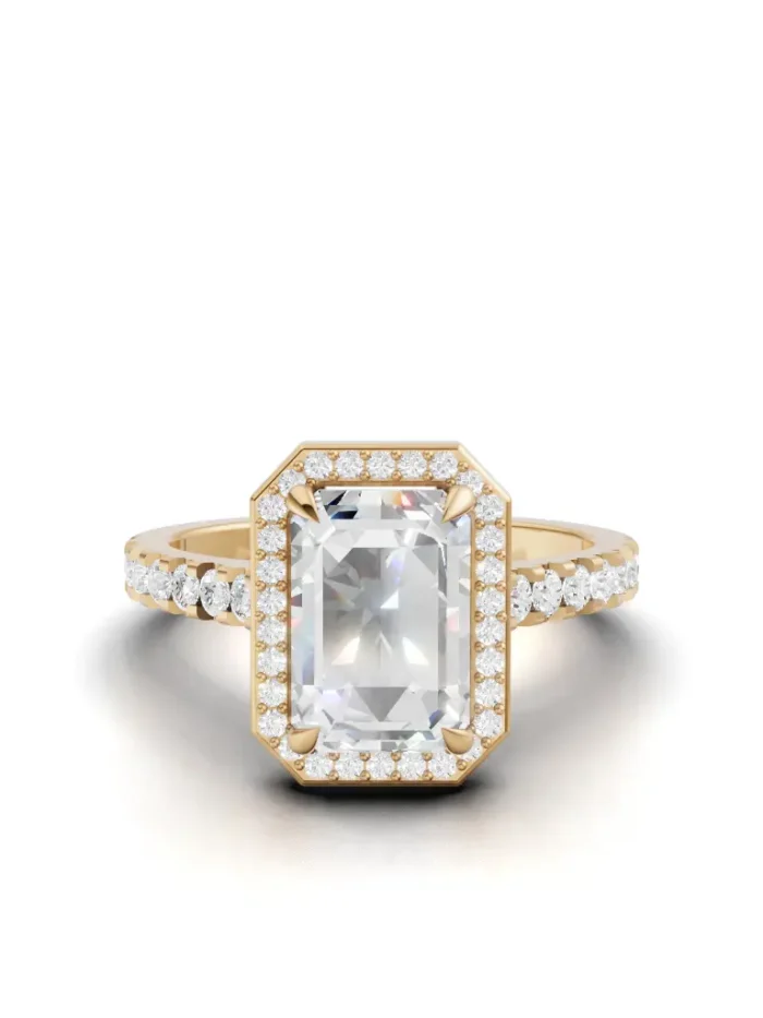 Nadia Halo Engagement Ring