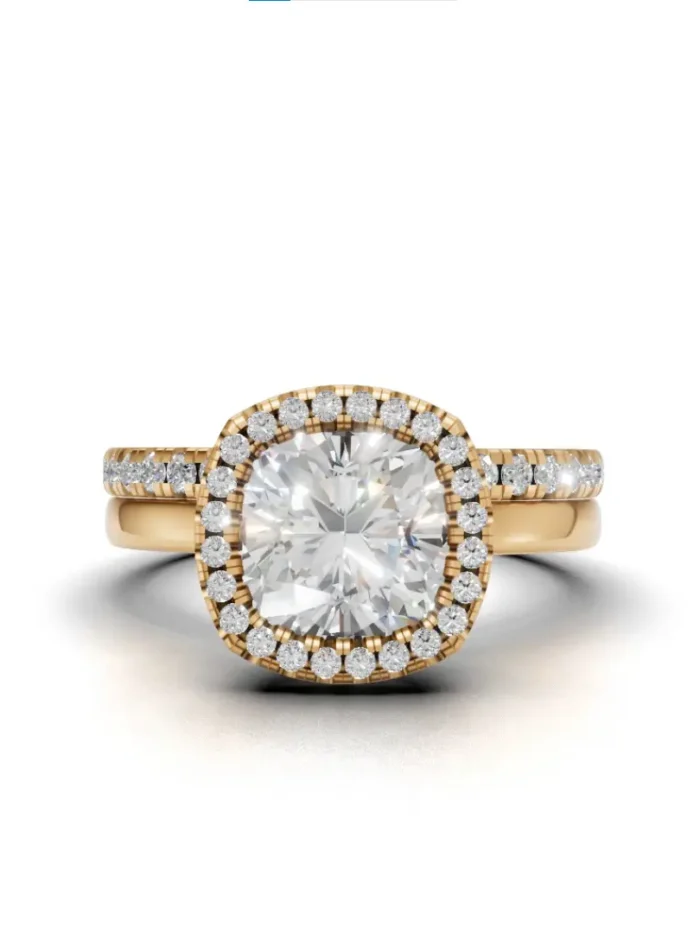 Florina Halo Bridal Set