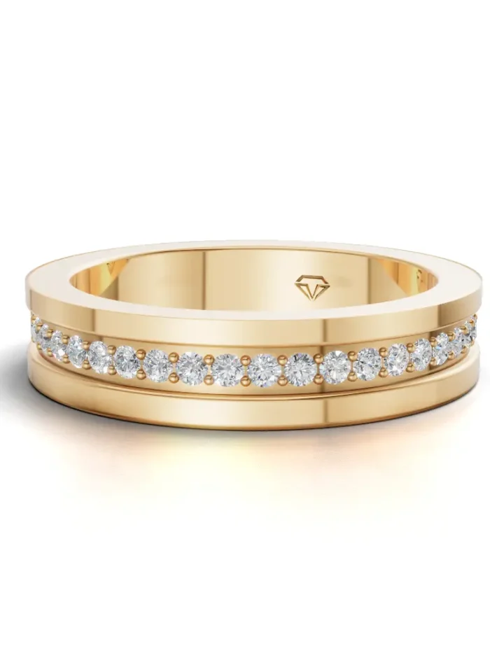 Golden Majesty Diamond Band