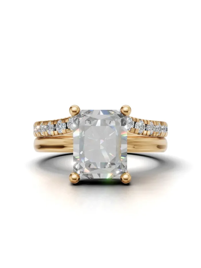 Hidden Accent Bridal Set