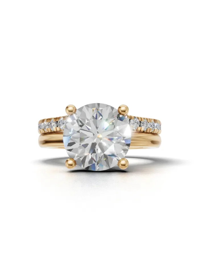 Hidden Accent Bridal Set