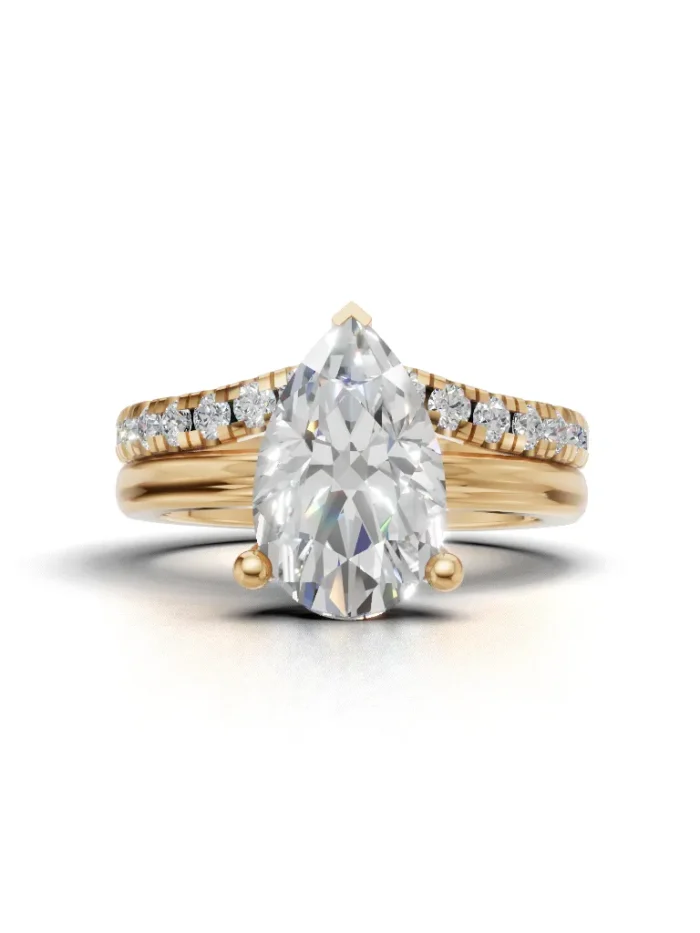 Hidden Accent Bridal Set