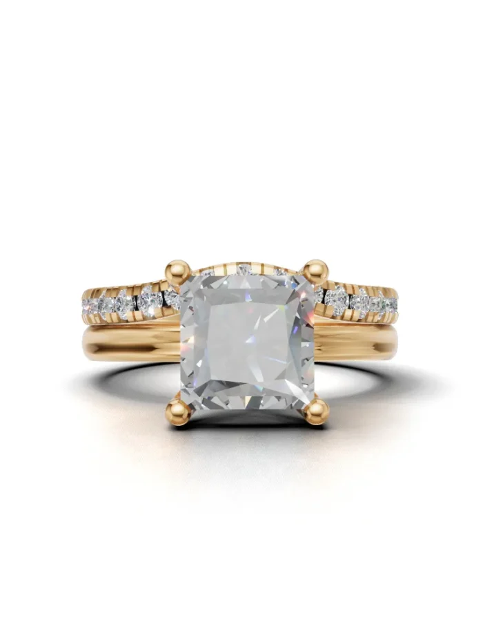 Hidden Accent Bridal Set