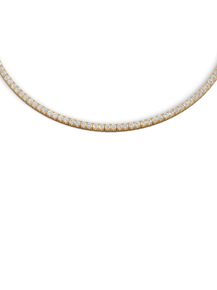 Golden Radiance Diamond Necklace