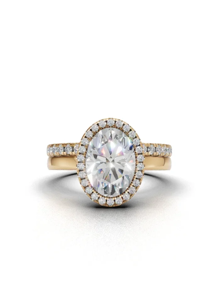 Florina Halo Bridal Set