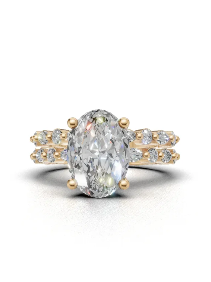 Elysian Halo Bridal Set