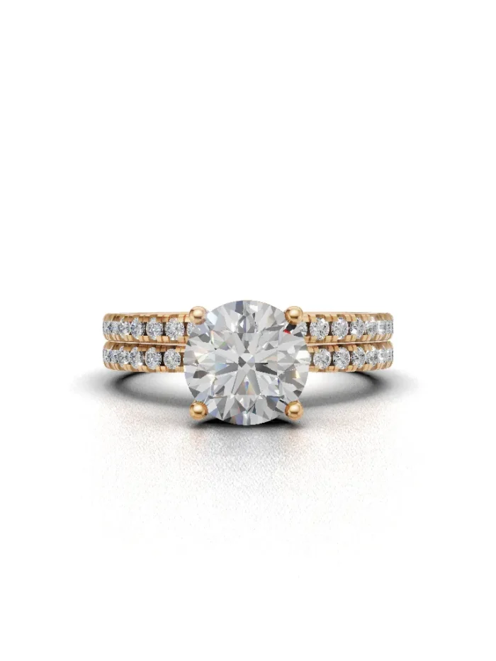 Amara diamond Bridal Set