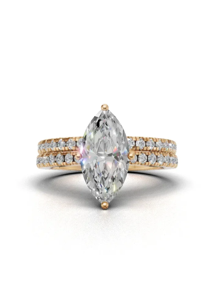 Amara diamond Bridal Set