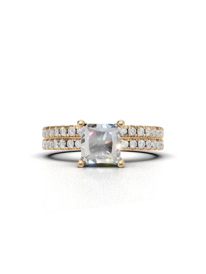 Amara diamond Bridal Set