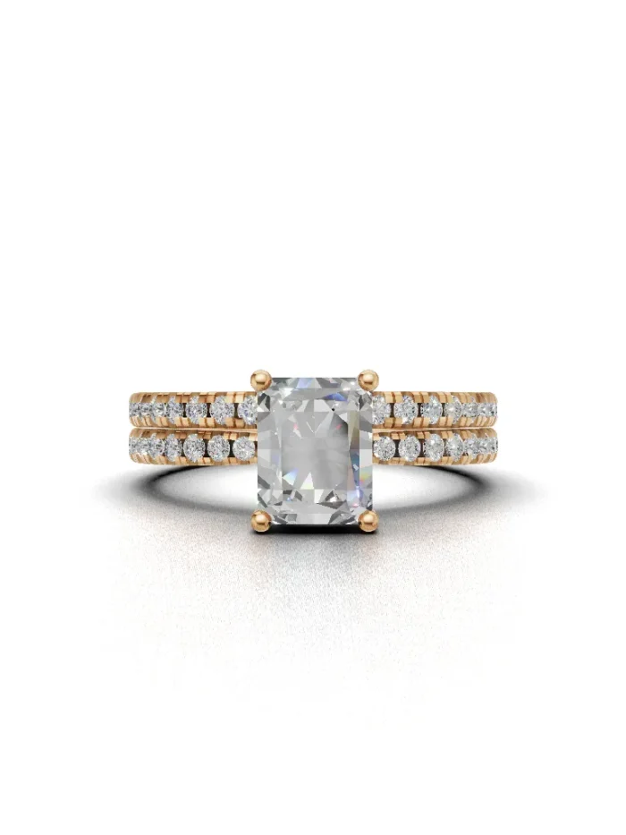 Amara diamond Bridal Set