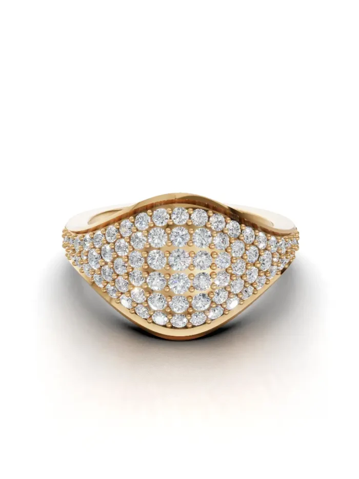 Majestic Cluster Engagement ring